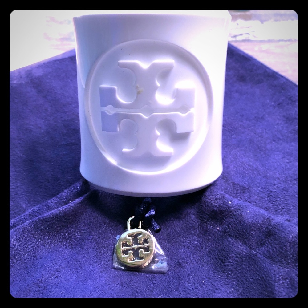 Tory Burch White cuff bracelet